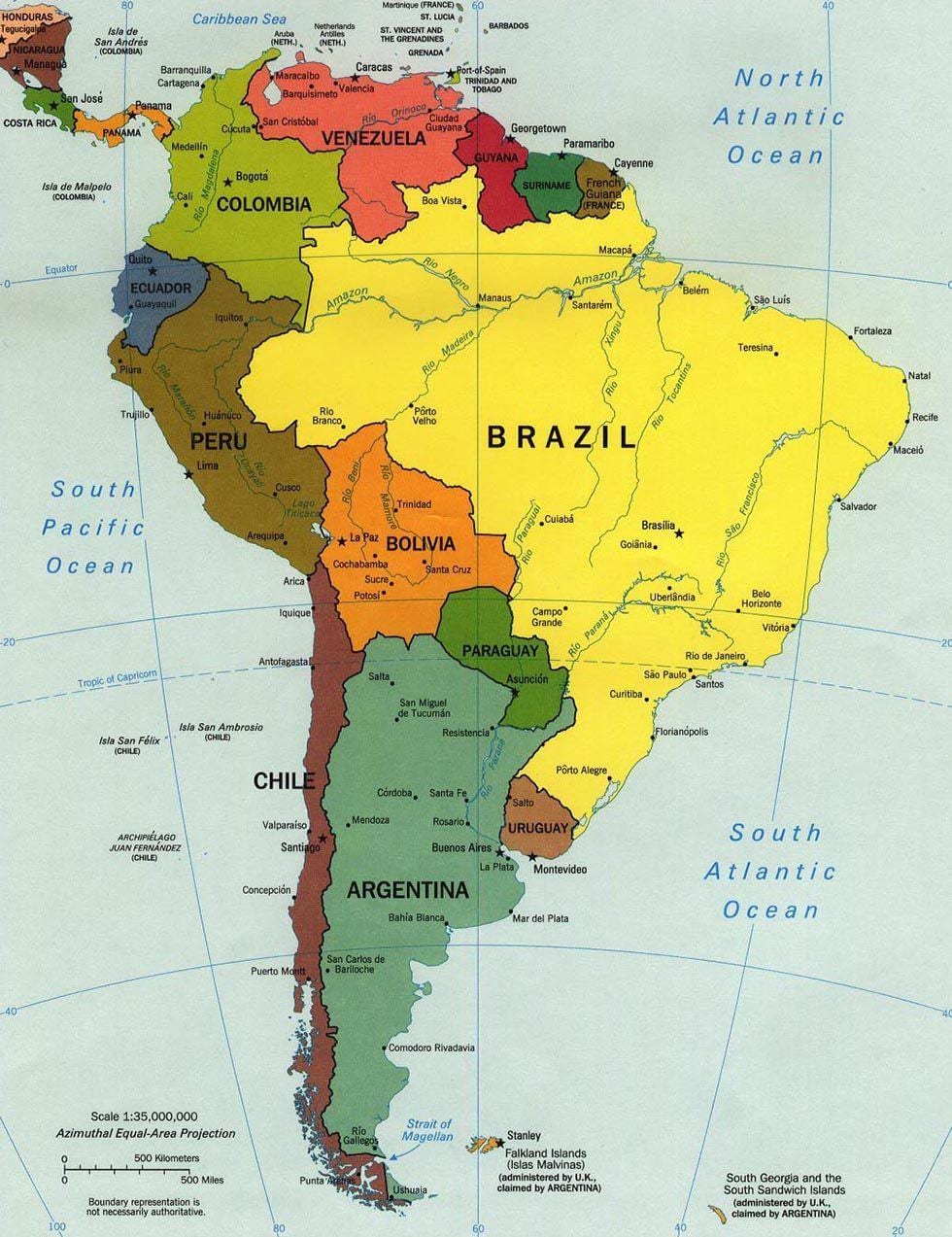 Mapa ng hanapin sa Chile