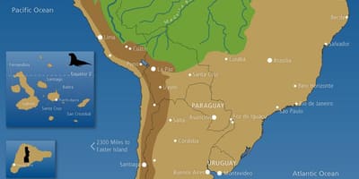 Mapa ng Chile bundok andes