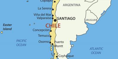 Mapa ng Chile bansa