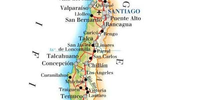 Mapa ng Chile pambansang parke 