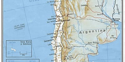 Chile tren mapa