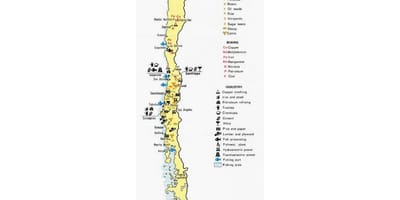 Mapa ng Chilean port
