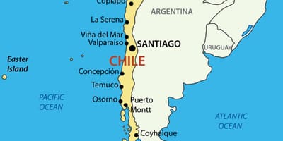 Mapa ng iquique sa Chile