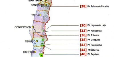 Mapa ng futaleufu Chile