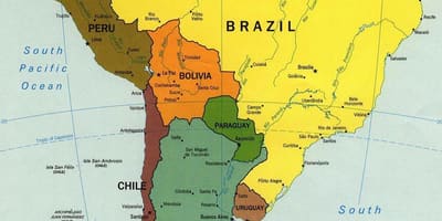 Mapa ng hanapin sa Chile