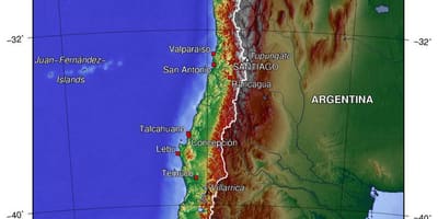 Chile heograpiya mapa