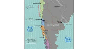 Mapa ng valdivia Chile